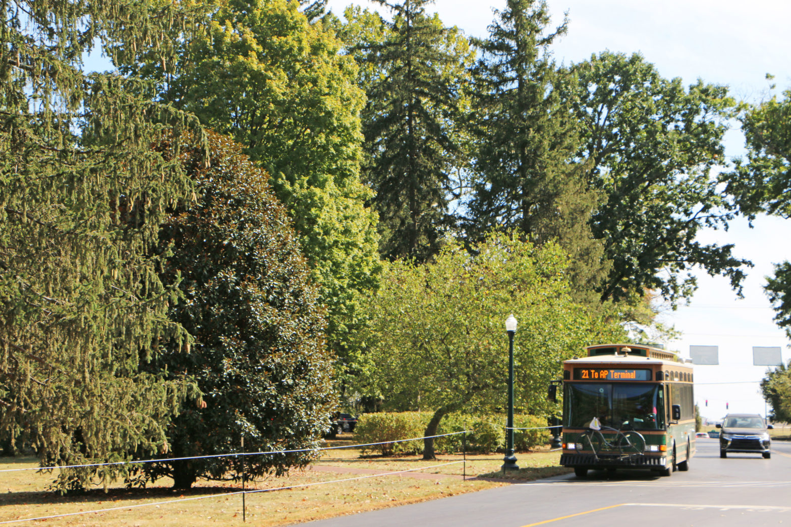 Trolley at Keeneland